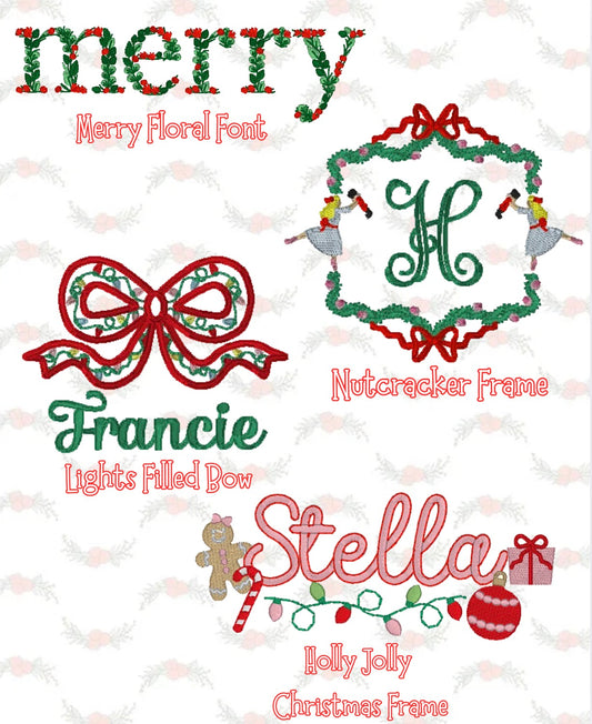 Christmas Design Catalog (Click here to see design options!!)