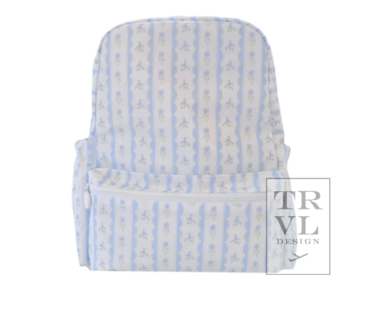 Backpack- Ribbon Floral Blue
