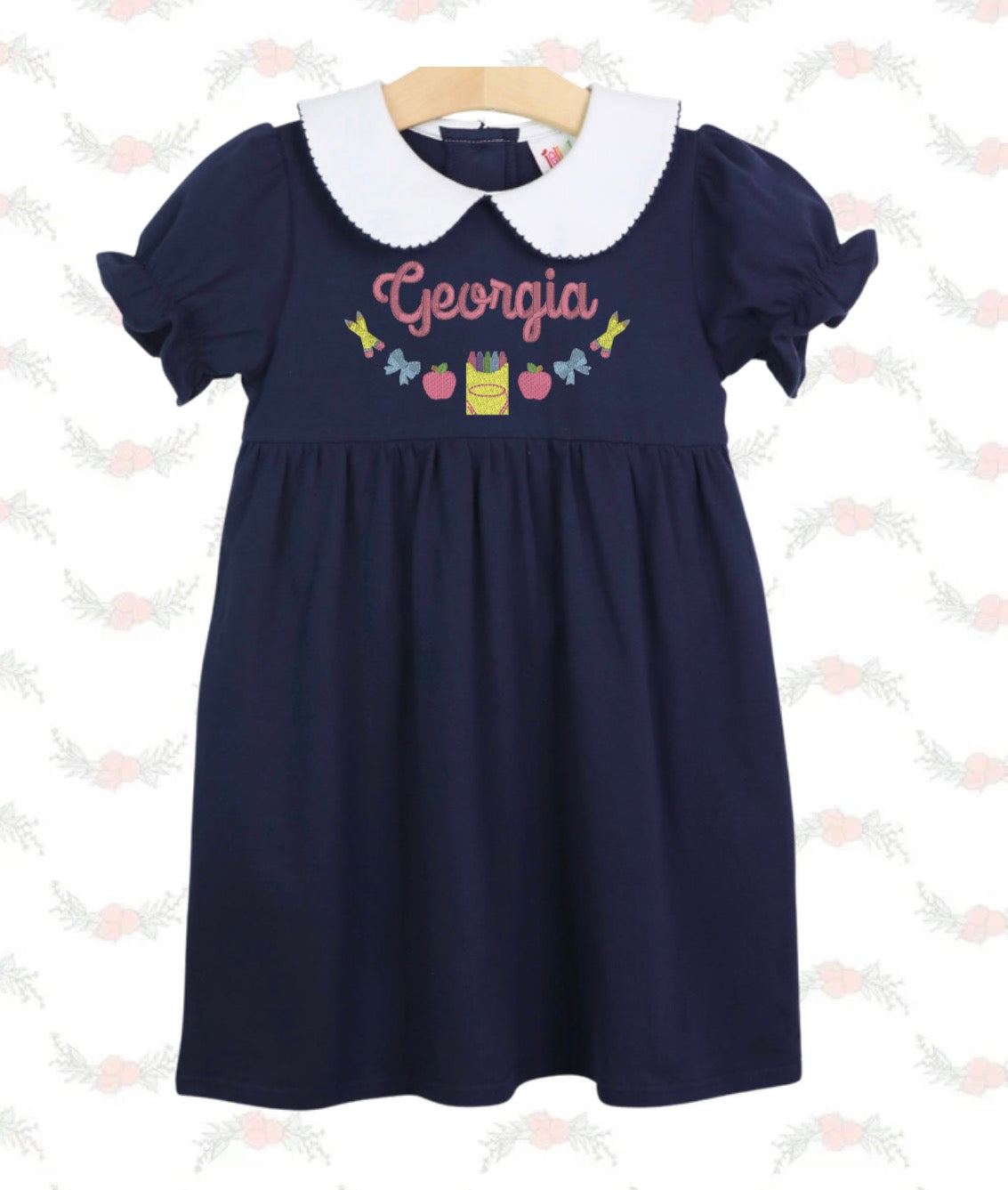 Charlotte Dress- Navy