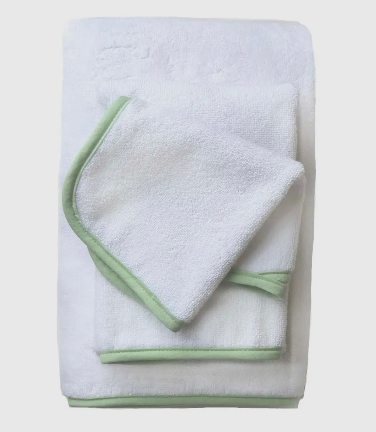 Piped Terry Bath Towel (Set of 2)