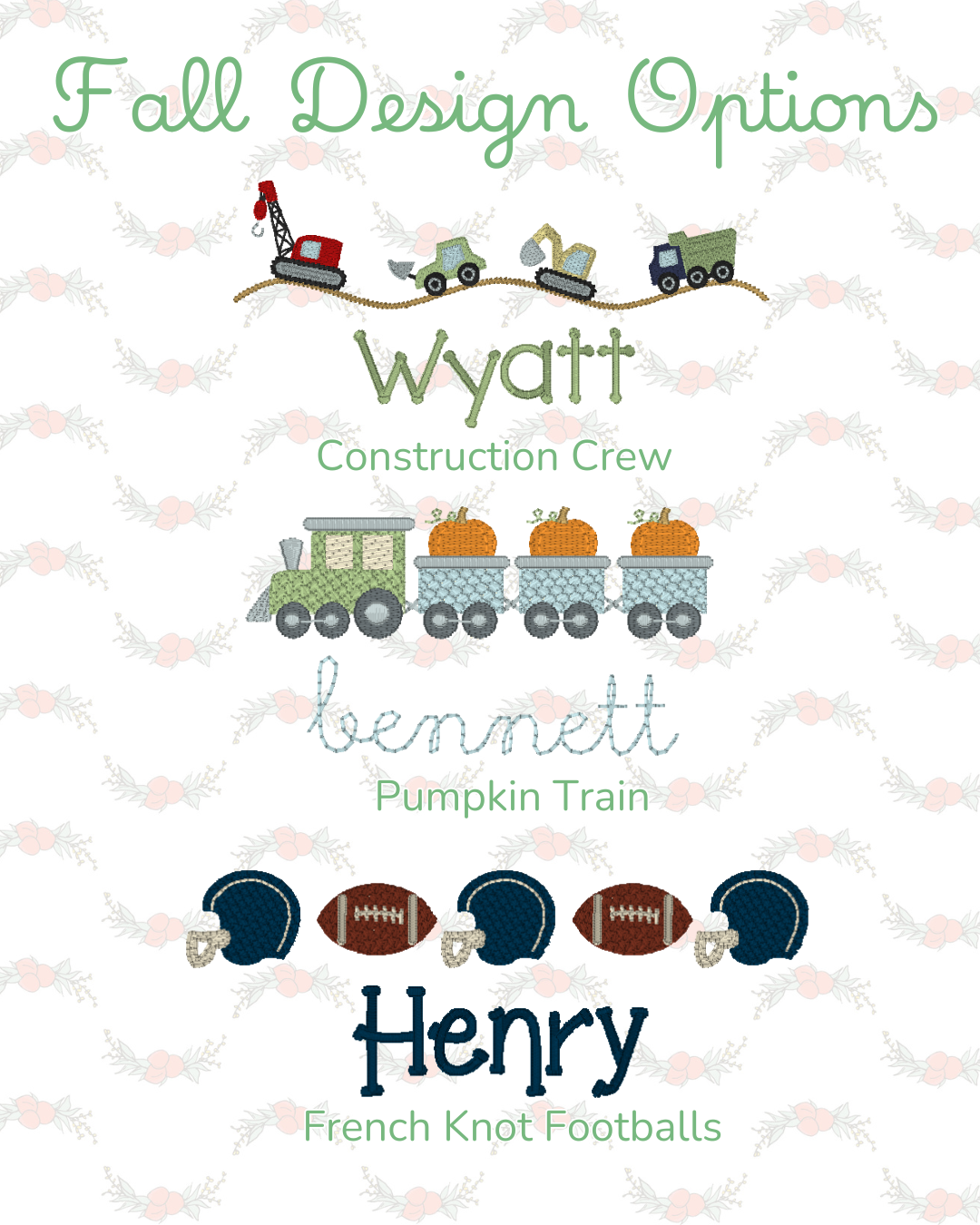 Fall Design Catalog