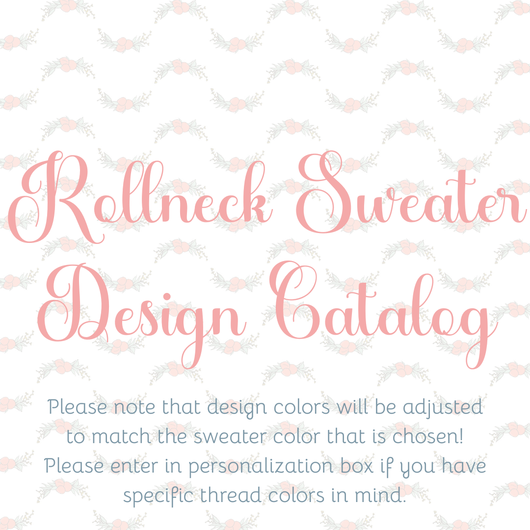 Rollneck Sweater Design Catalog