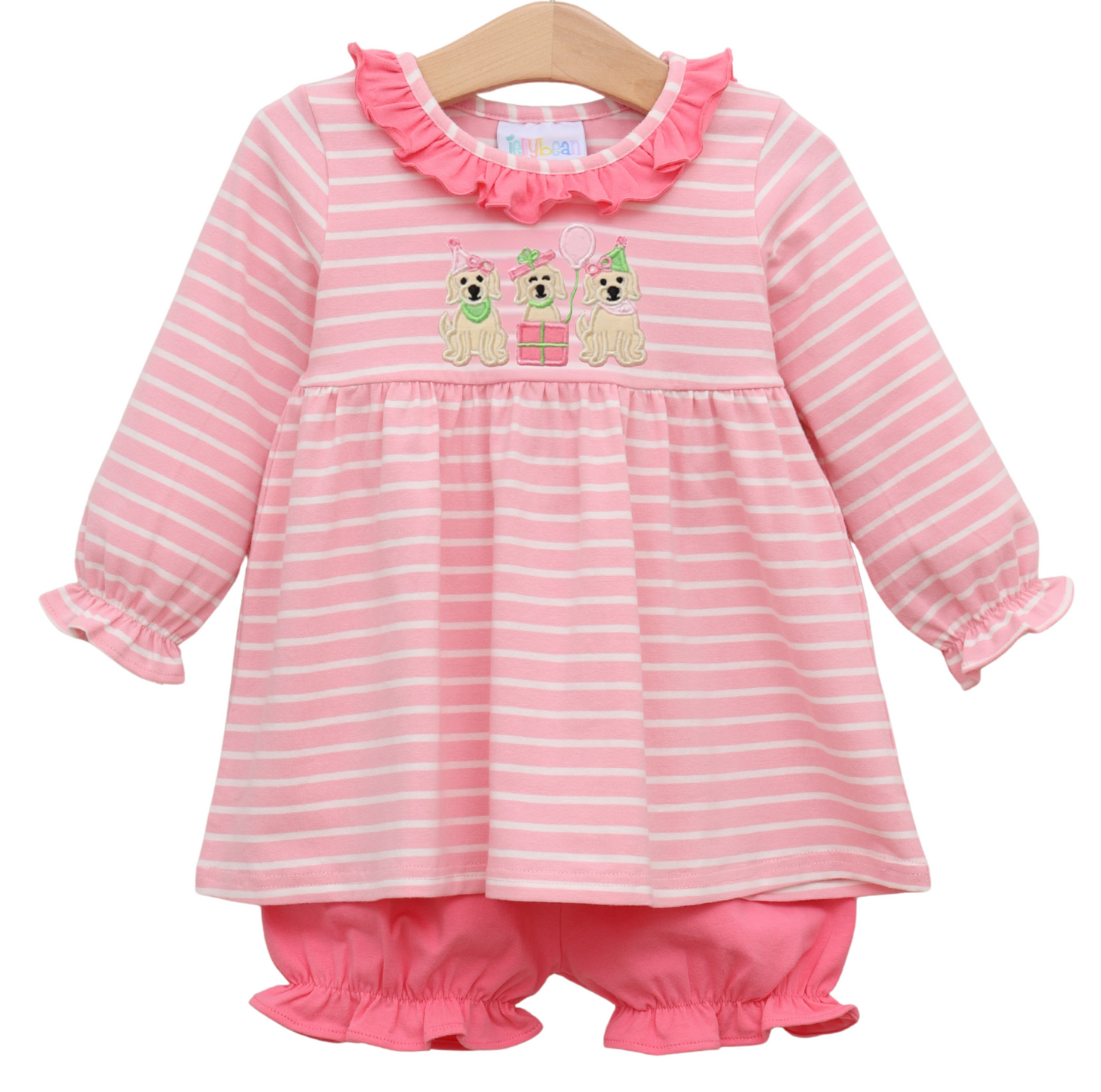 Puppy Party Ruffle Bloomer Set