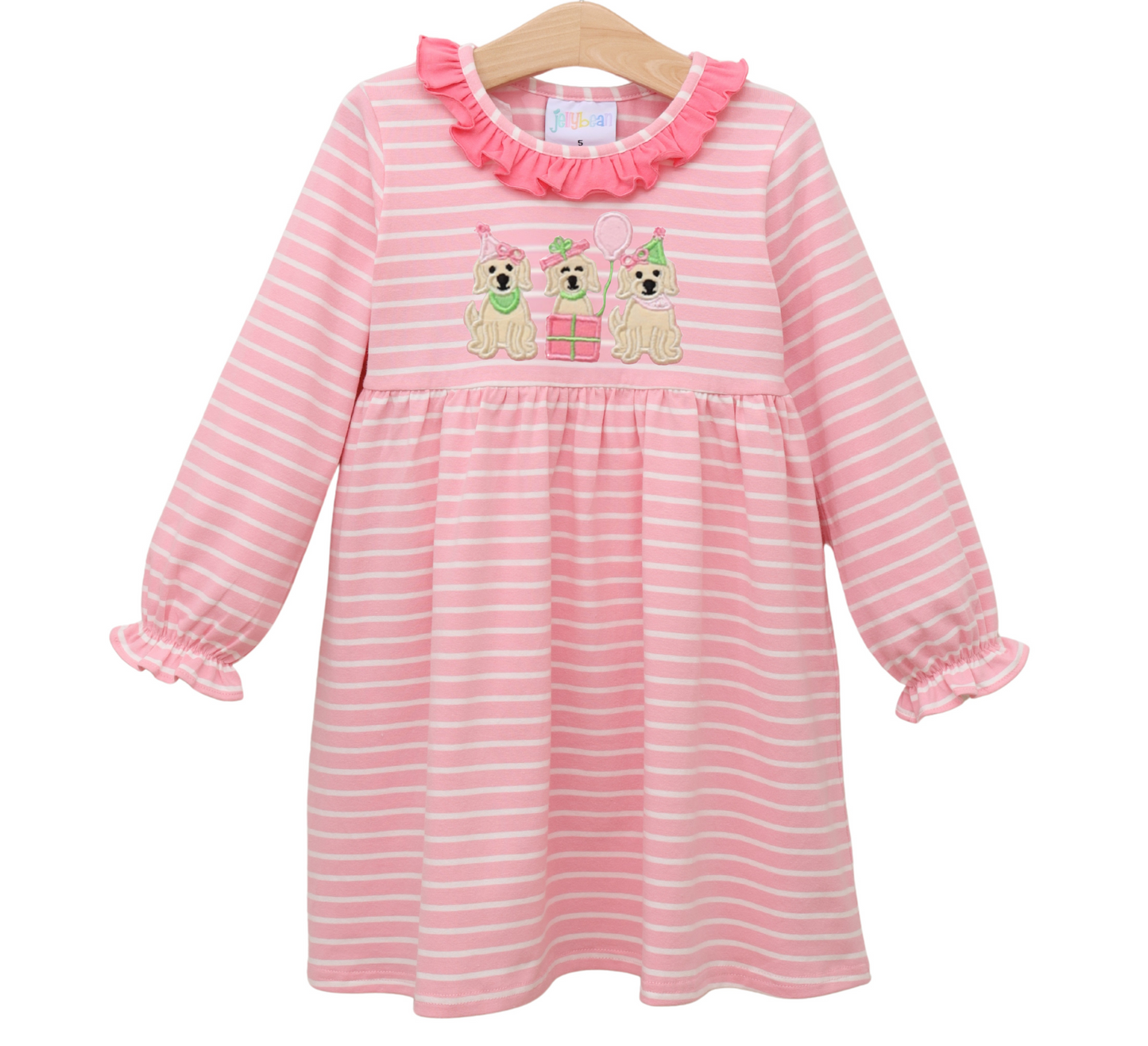 Puppy Party Ruffle Dress