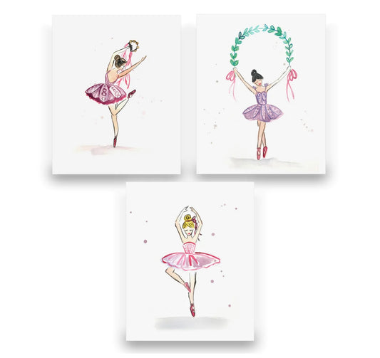 Ballerina Prints- Set of 3