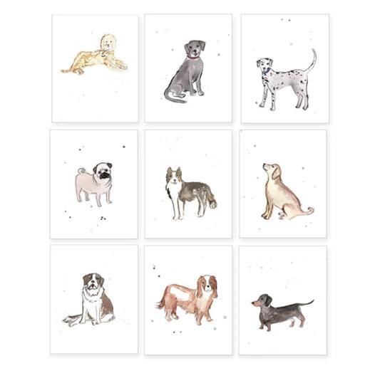 Puppy Dog Nursery Prints Set of 6